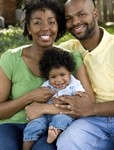Family with baby pic
